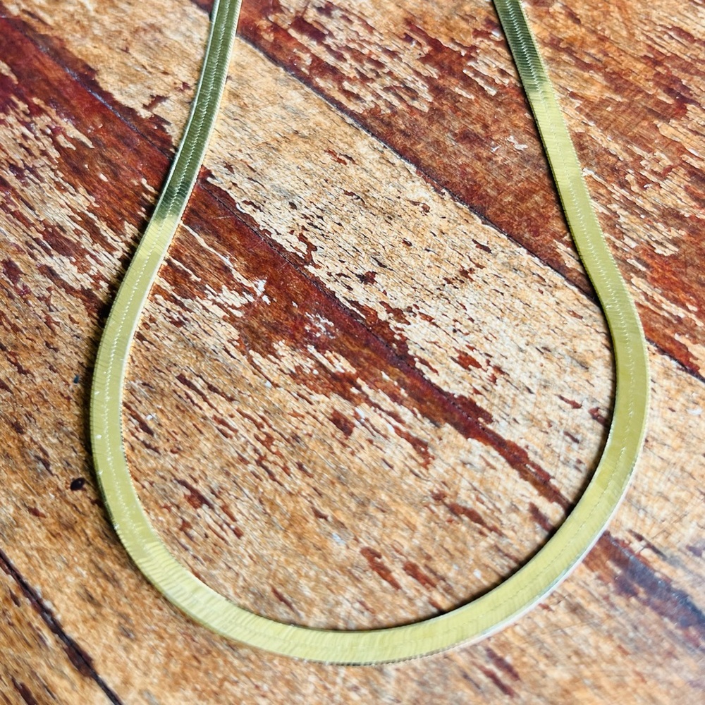Ross Simons herringbone 18kt gold overlay sterling silver
